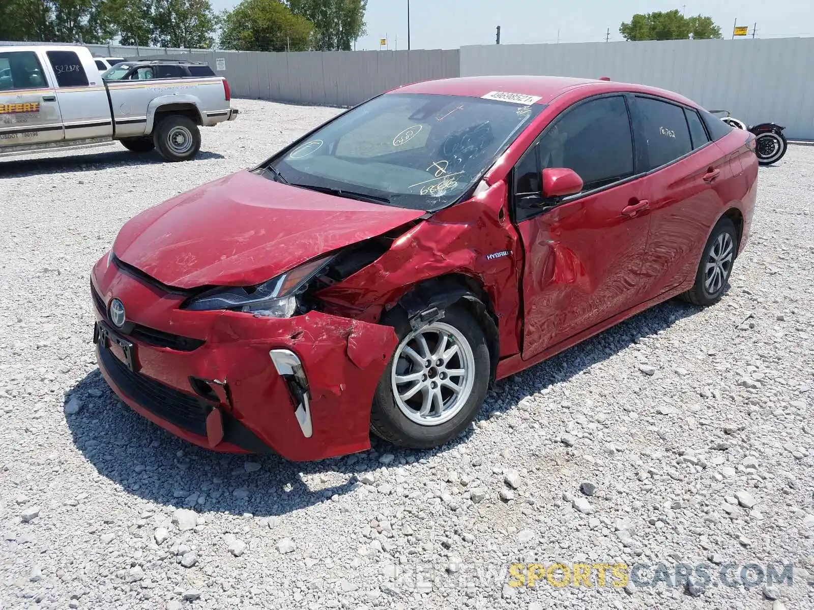 9 Photograph of a damaged car JTDL9RFU2L3016866 TOYOTA PRIUS 2020