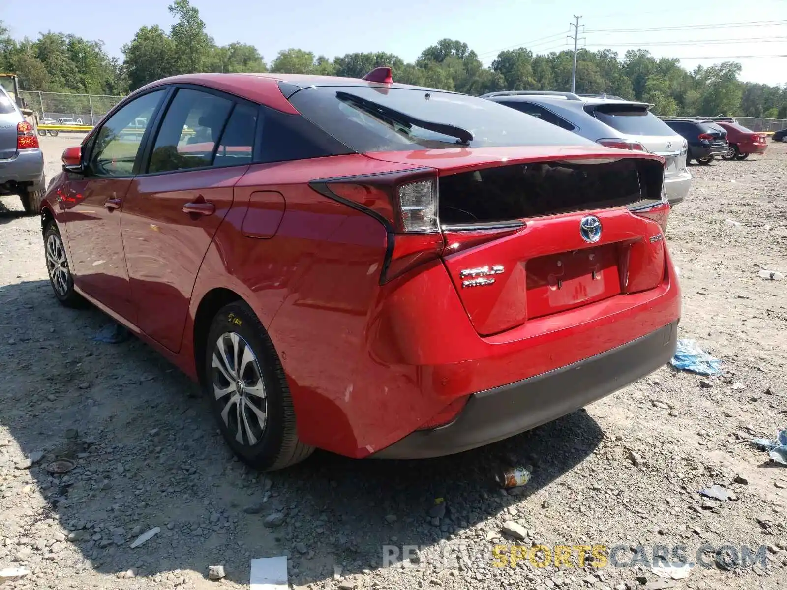 3 Photograph of a damaged car JTDL9RFU2L3016978 TOYOTA PRIUS 2020