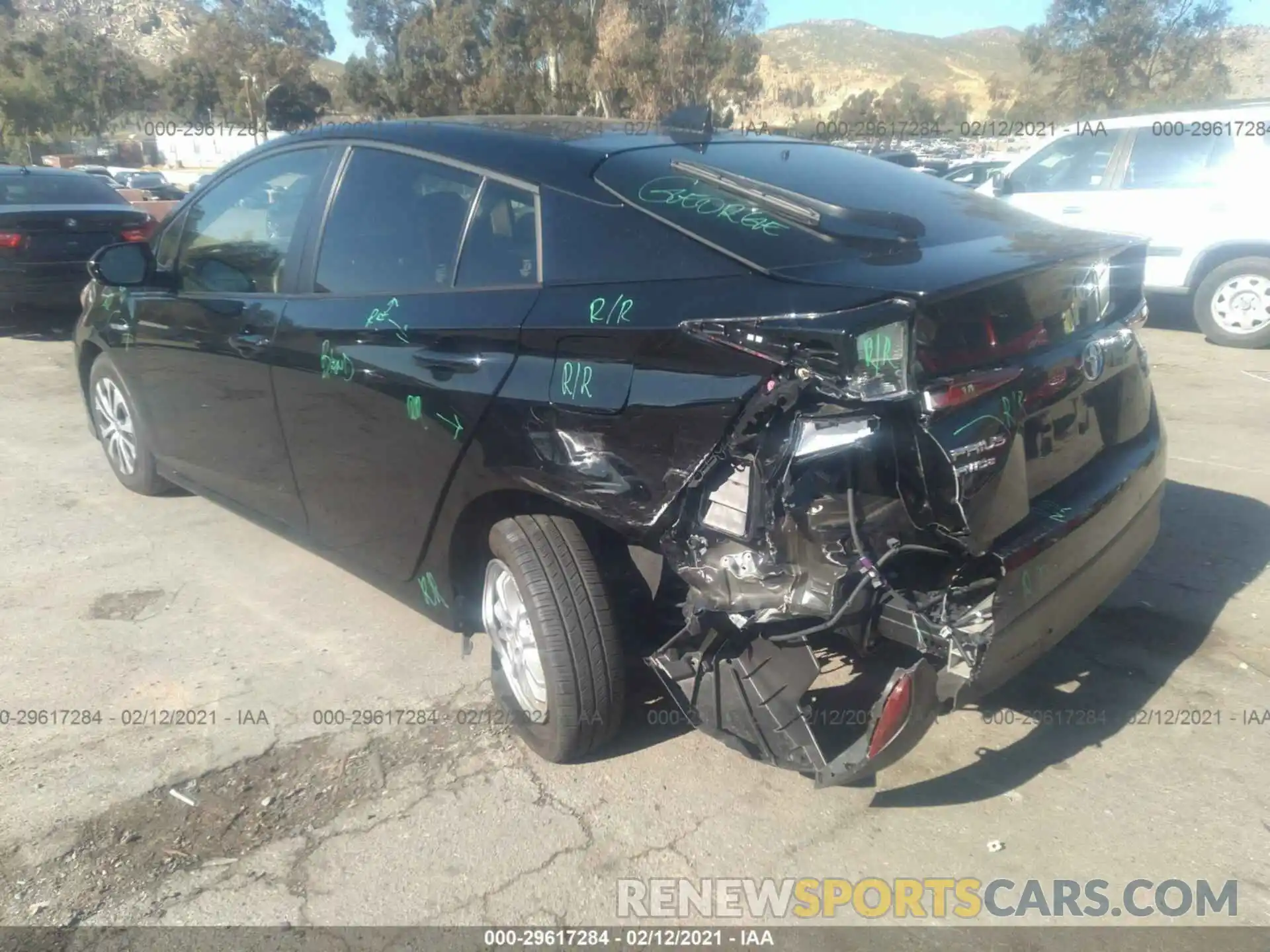 3 Photograph of a damaged car JTDL9RFU2L3019475 TOYOTA PRIUS 2020