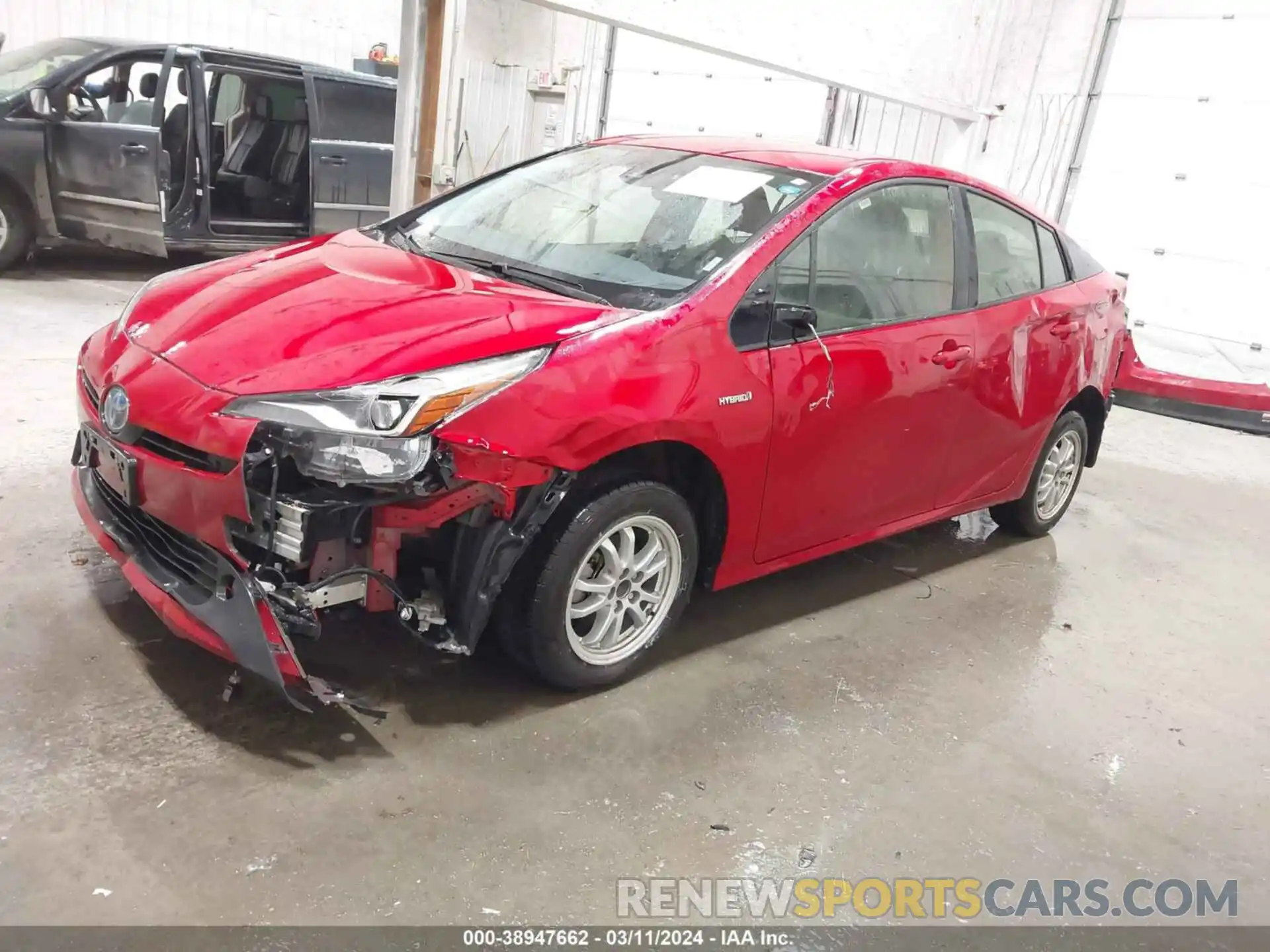 2 Photograph of a damaged car JTDL9RFU2L3020321 TOYOTA PRIUS 2020