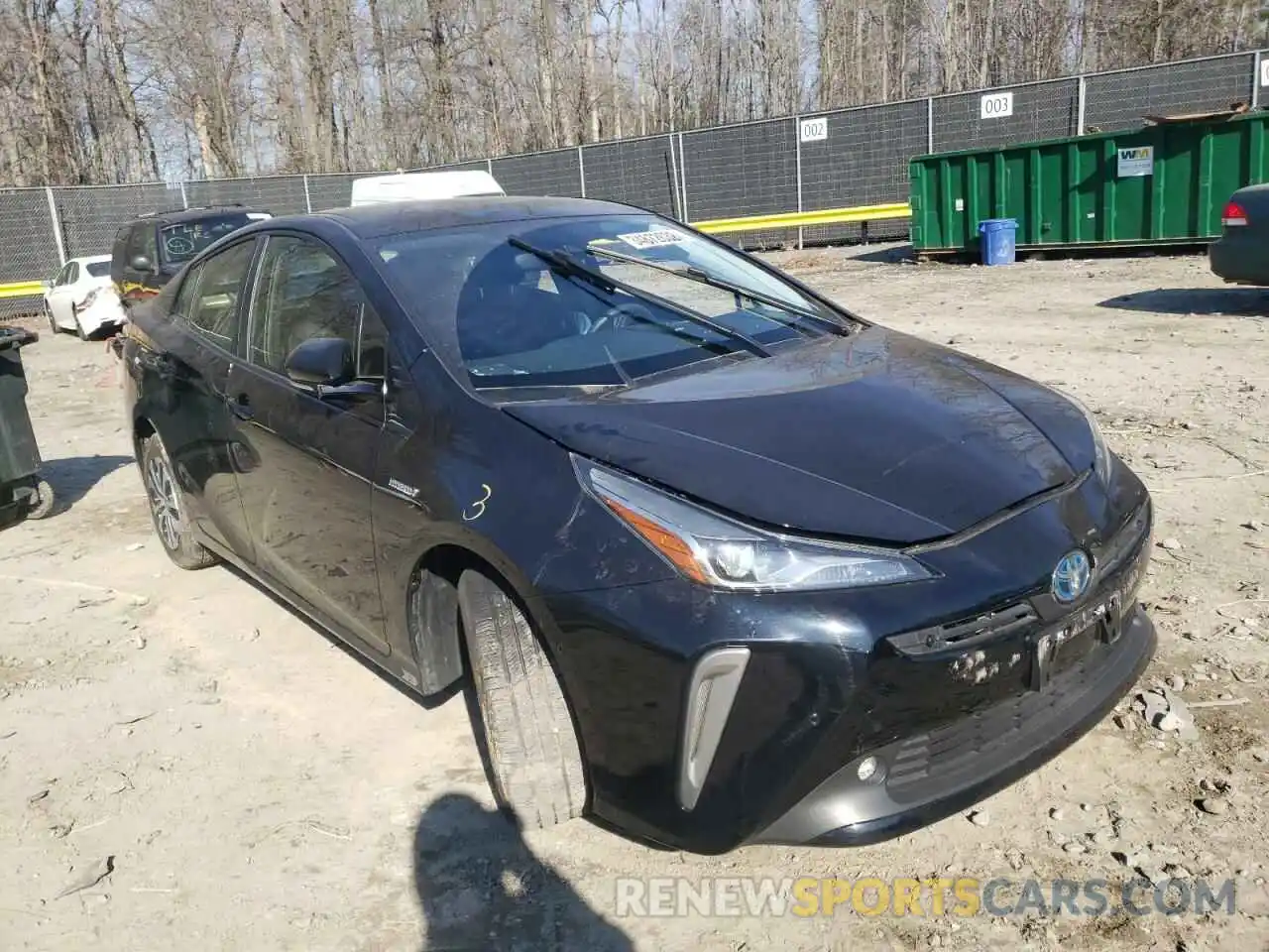 1 Photograph of a damaged car JTDL9RFU2L3021243 TOYOTA PRIUS 2020