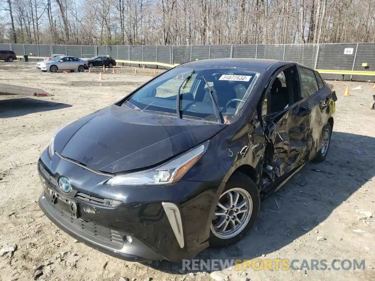 2 Photograph of a damaged car JTDL9RFU2L3021243 TOYOTA PRIUS 2020