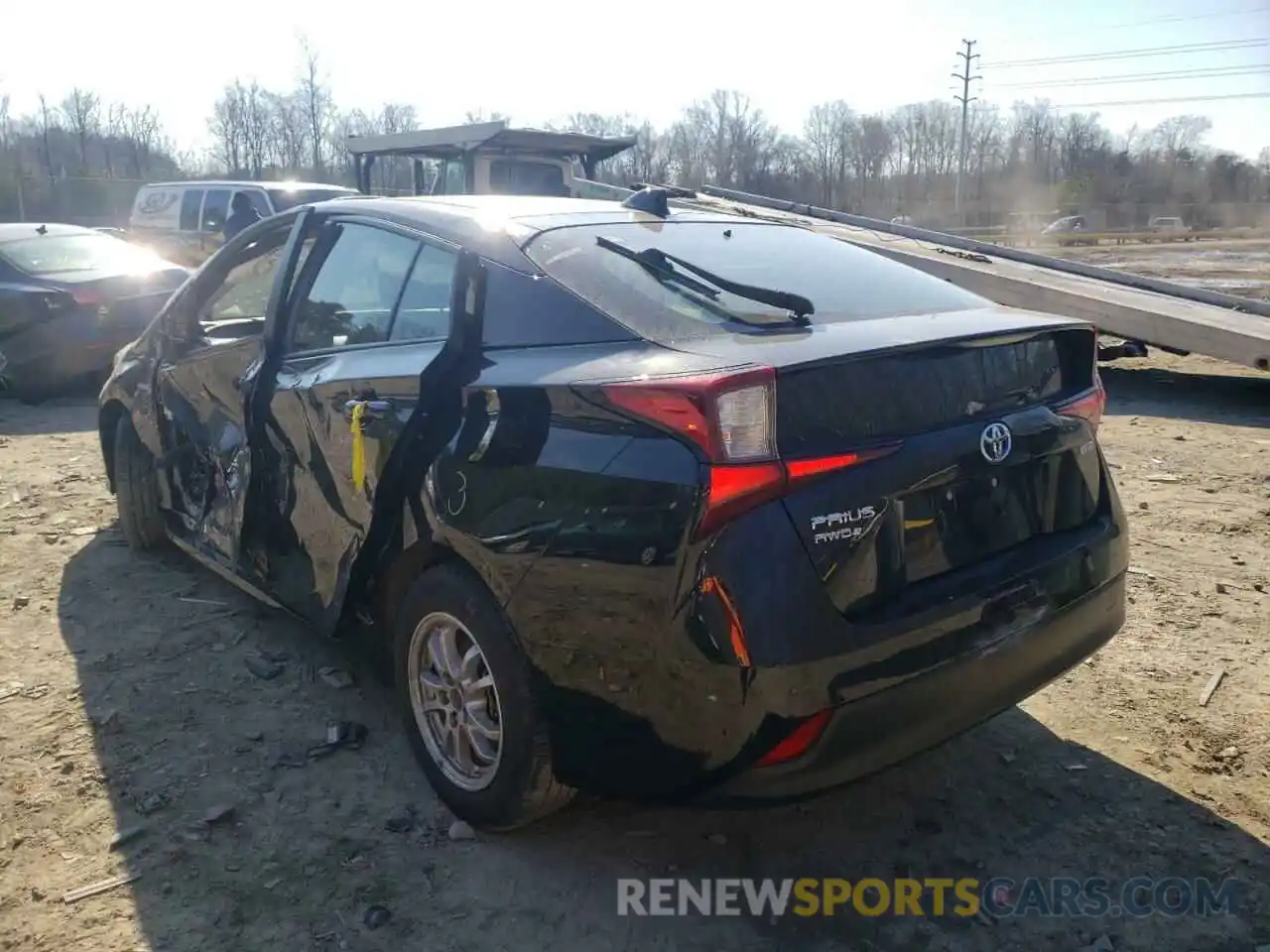 3 Photograph of a damaged car JTDL9RFU2L3021243 TOYOTA PRIUS 2020