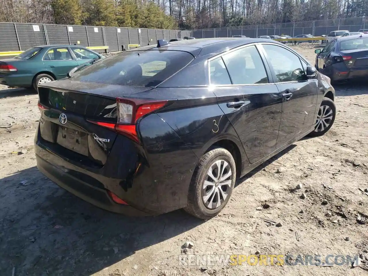 4 Photograph of a damaged car JTDL9RFU2L3021243 TOYOTA PRIUS 2020