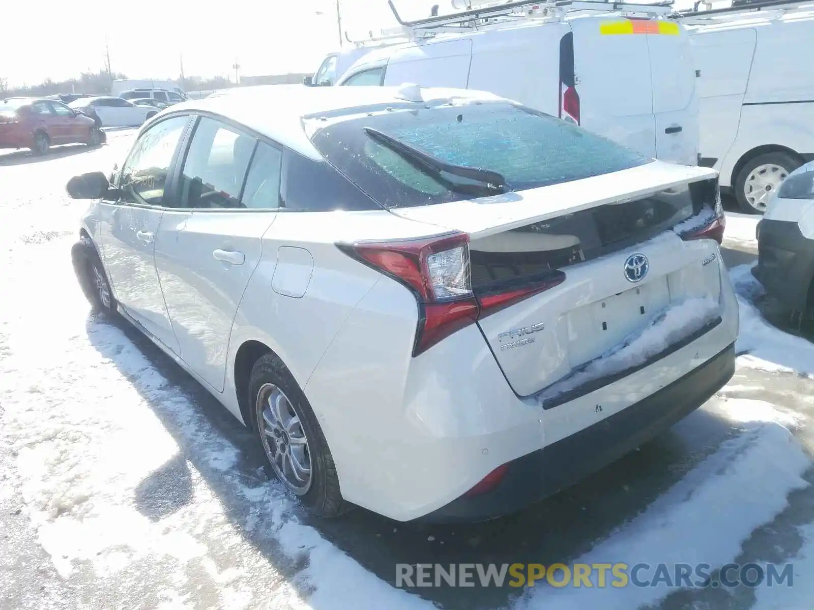 3 Photograph of a damaged car JTDL9RFU3L3015743 TOYOTA PRIUS 2020