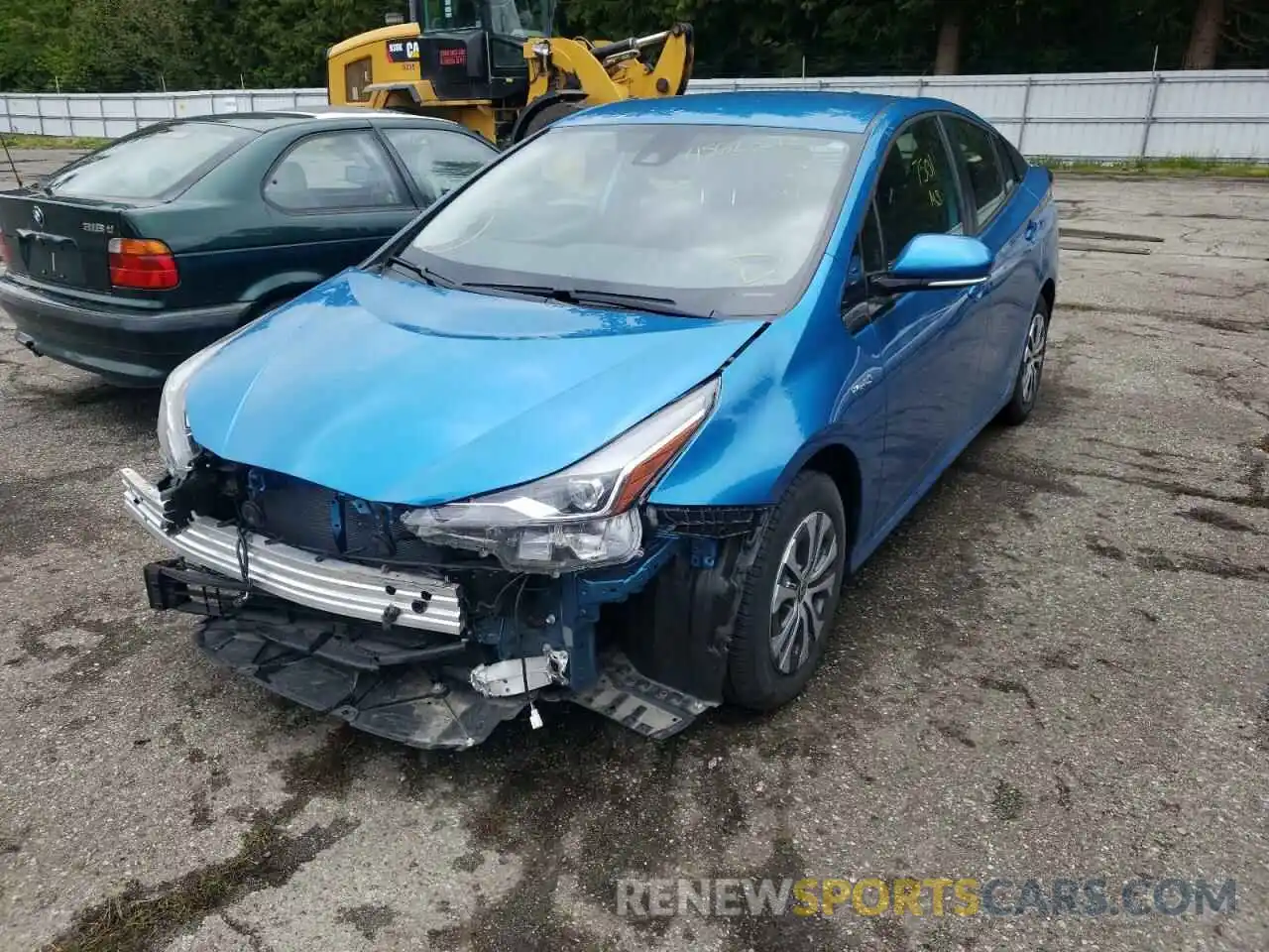 2 Photograph of a damaged car JTDL9RFU3L3017041 TOYOTA PRIUS 2020