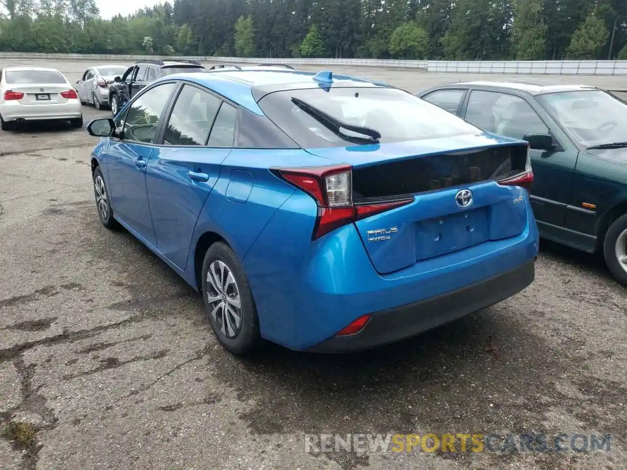 3 Фотография поврежденного автомобиля JTDL9RFU3L3017041 TOYOTA PRIUS 2020