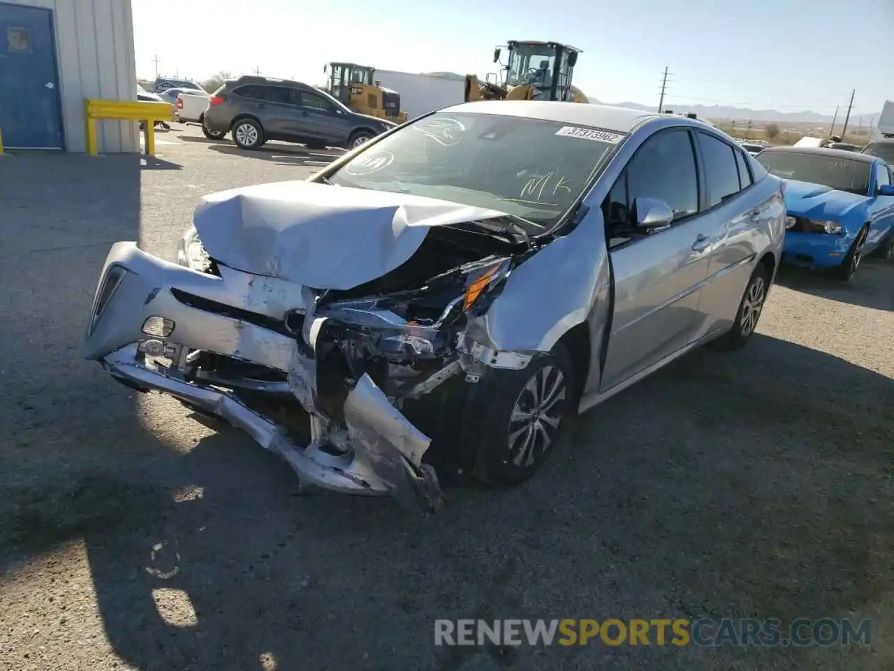 2 Photograph of a damaged car JTDL9RFU3L3017394 TOYOTA PRIUS 2020