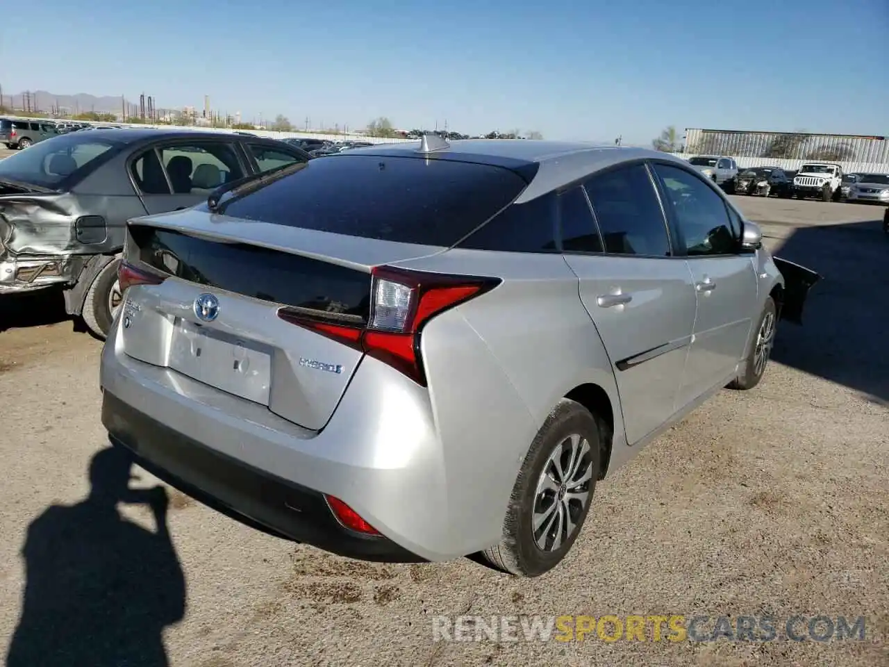 4 Photograph of a damaged car JTDL9RFU3L3017394 TOYOTA PRIUS 2020