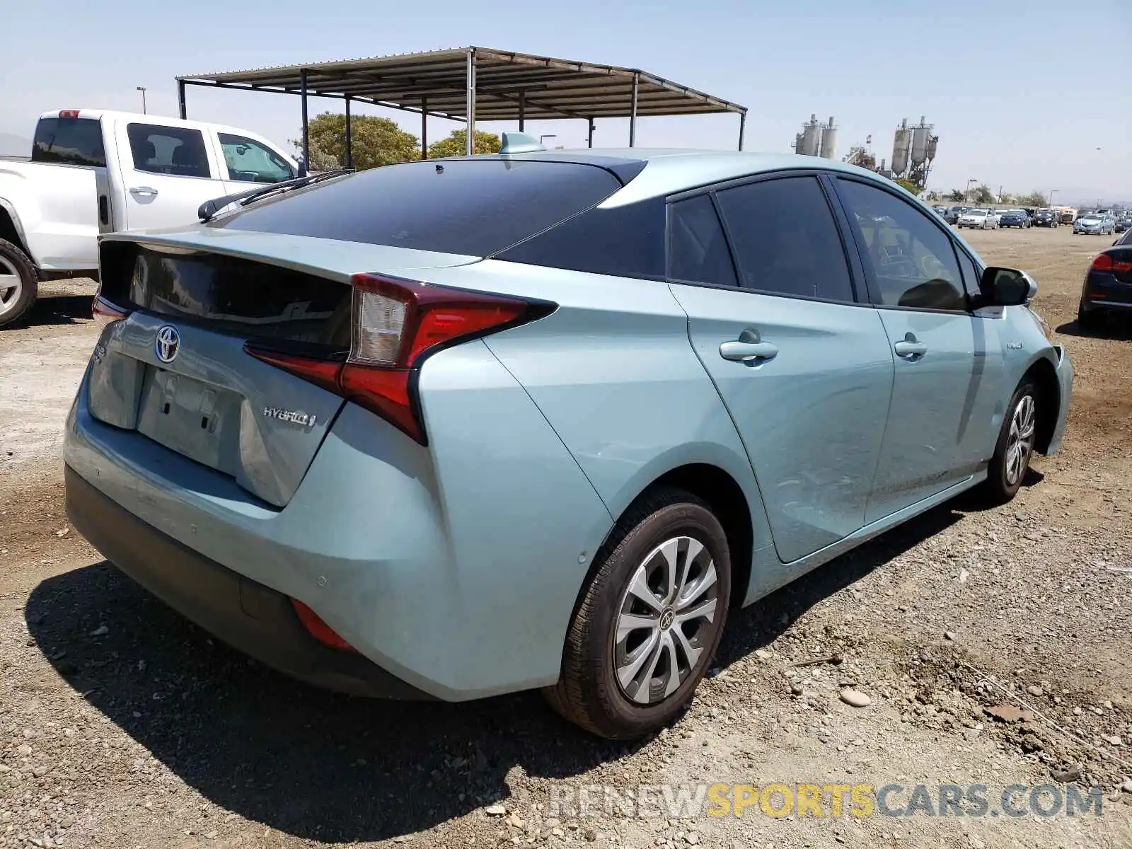 4 Photograph of a damaged car JTDL9RFU3L3018982 TOYOTA PRIUS 2020