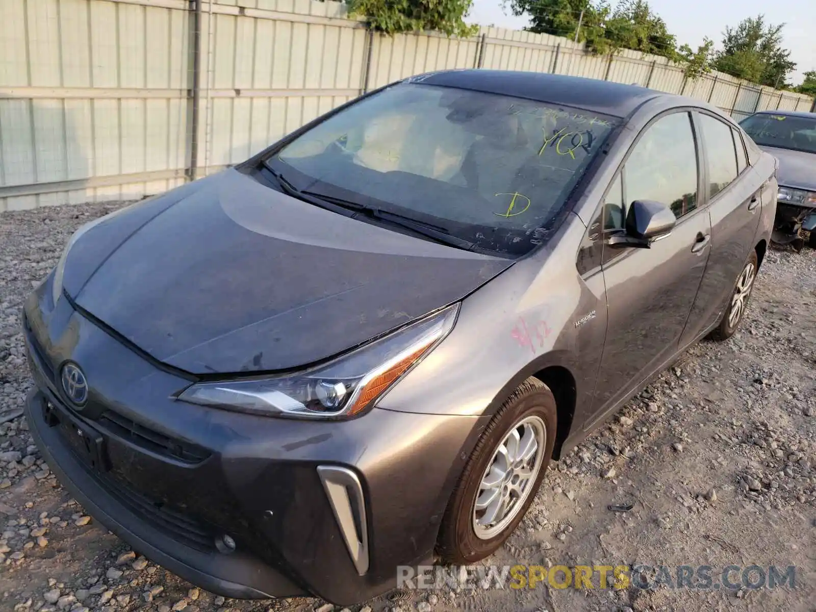 2 Photograph of a damaged car JTDL9RFU3L3020456 TOYOTA PRIUS 2020