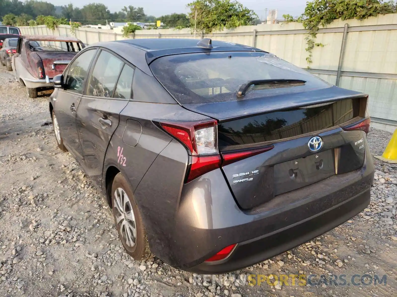 3 Photograph of a damaged car JTDL9RFU3L3020456 TOYOTA PRIUS 2020