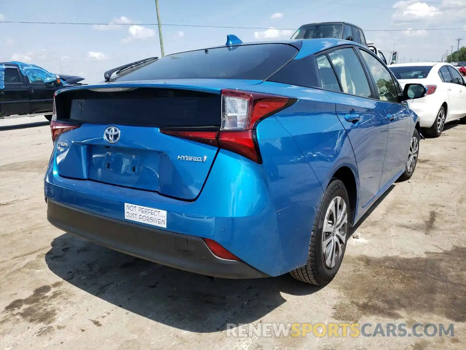 4 Photograph of a damaged car JTDL9RFU3L3021137 TOYOTA PRIUS 2020