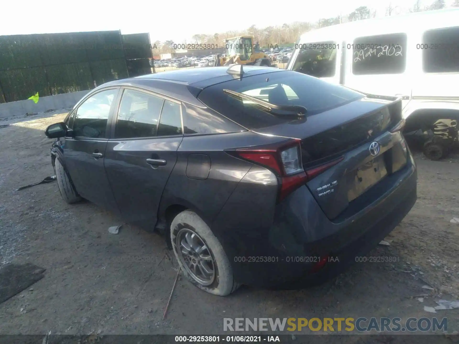 3 Photograph of a damaged car JTDL9RFU4L3013192 TOYOTA PRIUS 2020