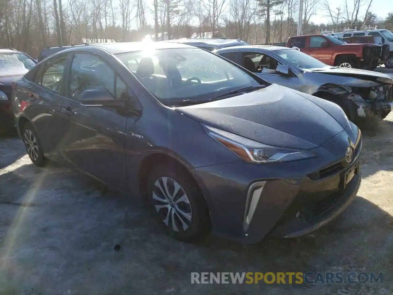 1 Photograph of a damaged car JTDL9RFU4L3014858 TOYOTA PRIUS 2020