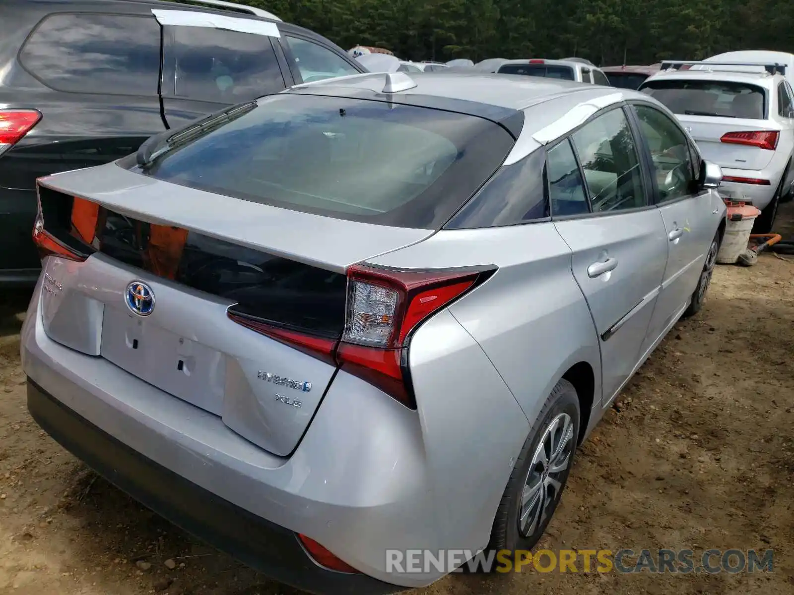 4 Photograph of a damaged car JTDL9RFU4L3016125 TOYOTA PRIUS 2020