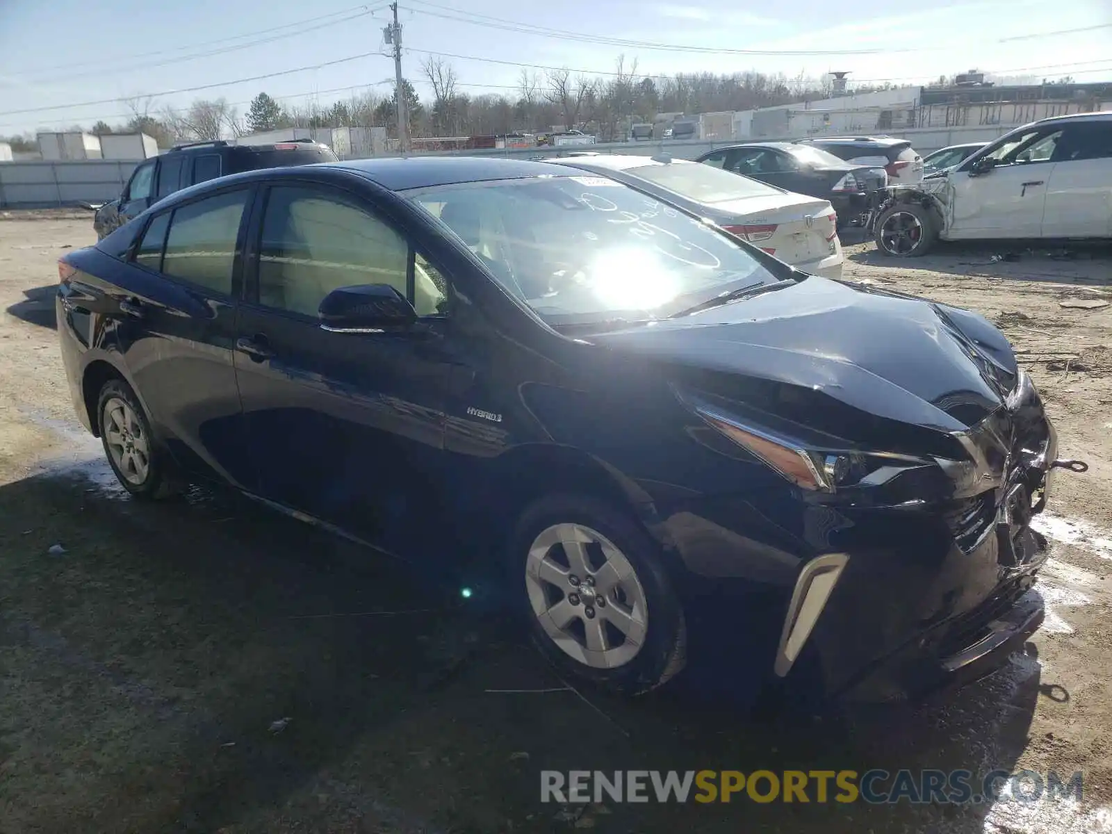 1 Photograph of a damaged car JTDL9RFU4L3018005 TOYOTA PRIUS 2020