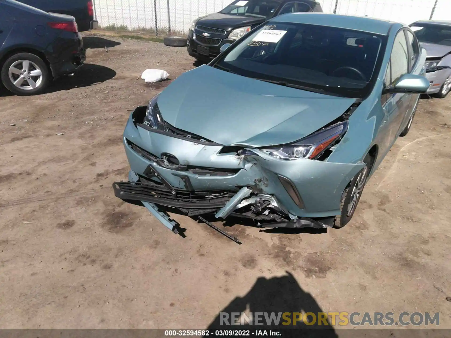 6 Photograph of a damaged car JTDL9RFU4L3019087 TOYOTA PRIUS 2020