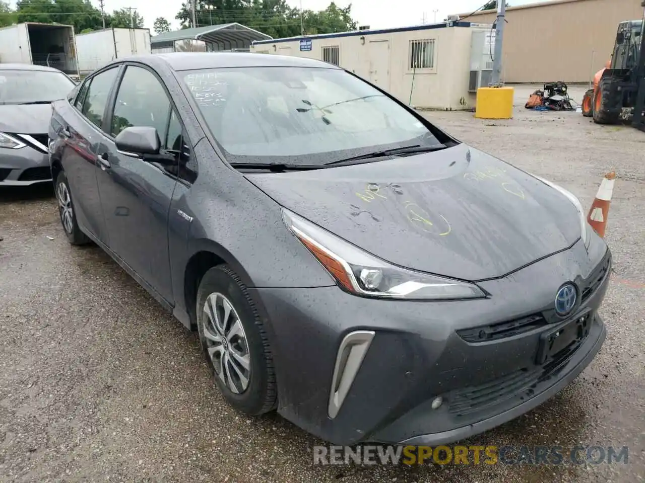 1 Photograph of a damaged car JTDL9RFU4L3019168 TOYOTA PRIUS 2020