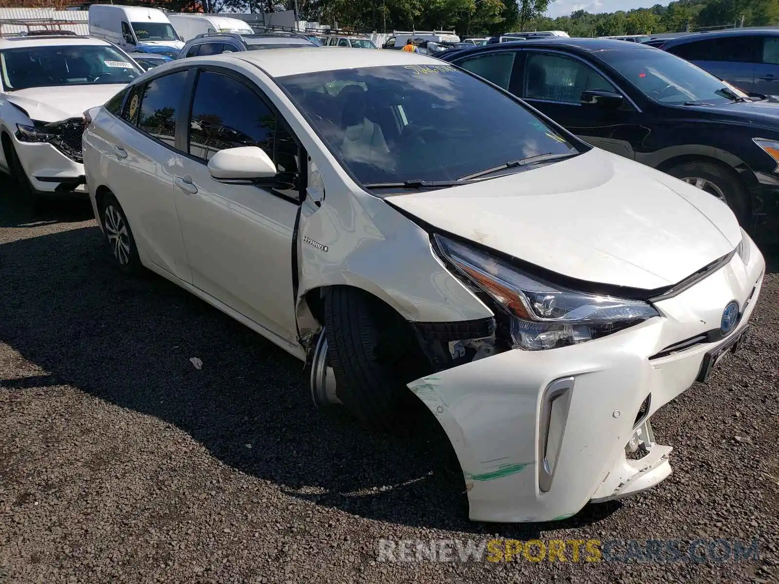 1 Photograph of a damaged car JTDL9RFU4L3019221 TOYOTA PRIUS 2020