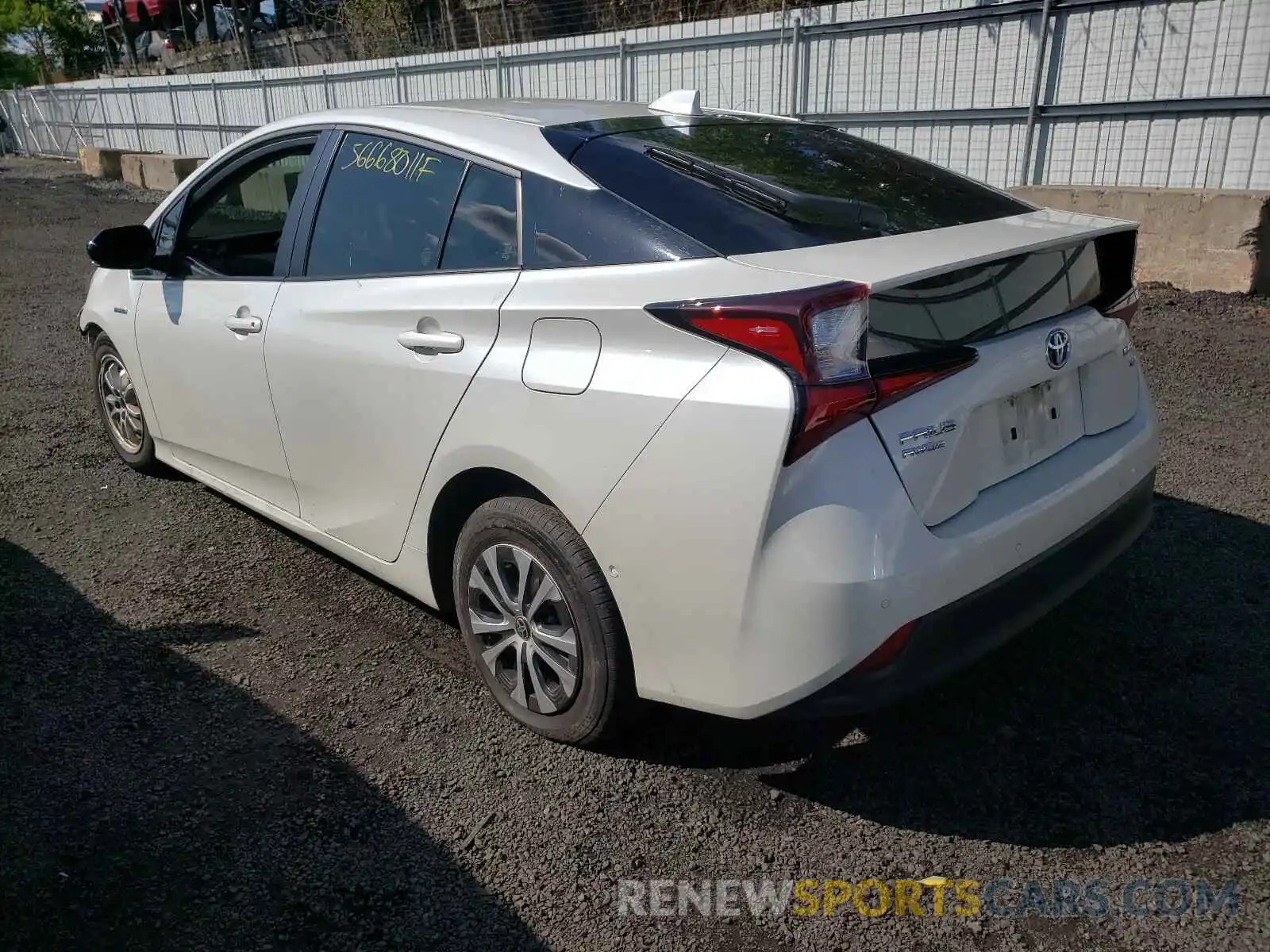 3 Photograph of a damaged car JTDL9RFU4L3019221 TOYOTA PRIUS 2020