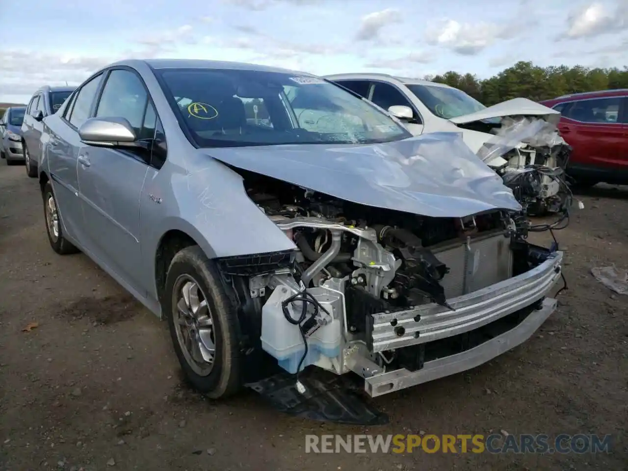 1 Photograph of a damaged car JTDL9RFU4L3021809 TOYOTA PRIUS 2020