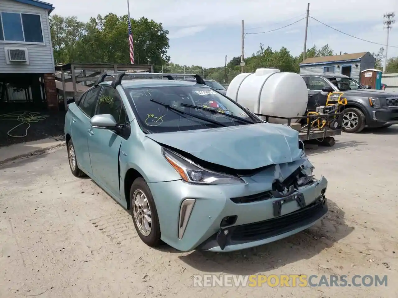 1 Photograph of a damaged car JTDL9RFU5L3014464 TOYOTA PRIUS 2020