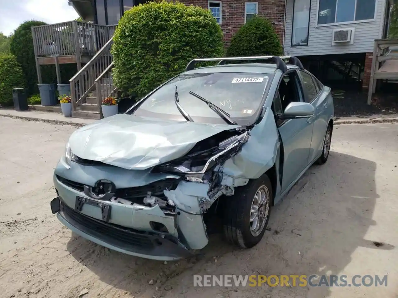 2 Photograph of a damaged car JTDL9RFU5L3014464 TOYOTA PRIUS 2020