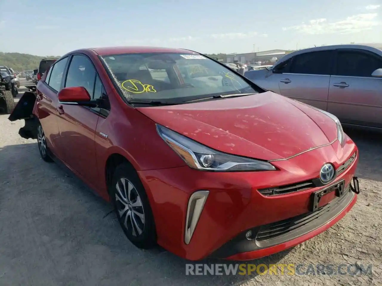 1 Photograph of a damaged car JTDL9RFU5L3014674 TOYOTA PRIUS 2020