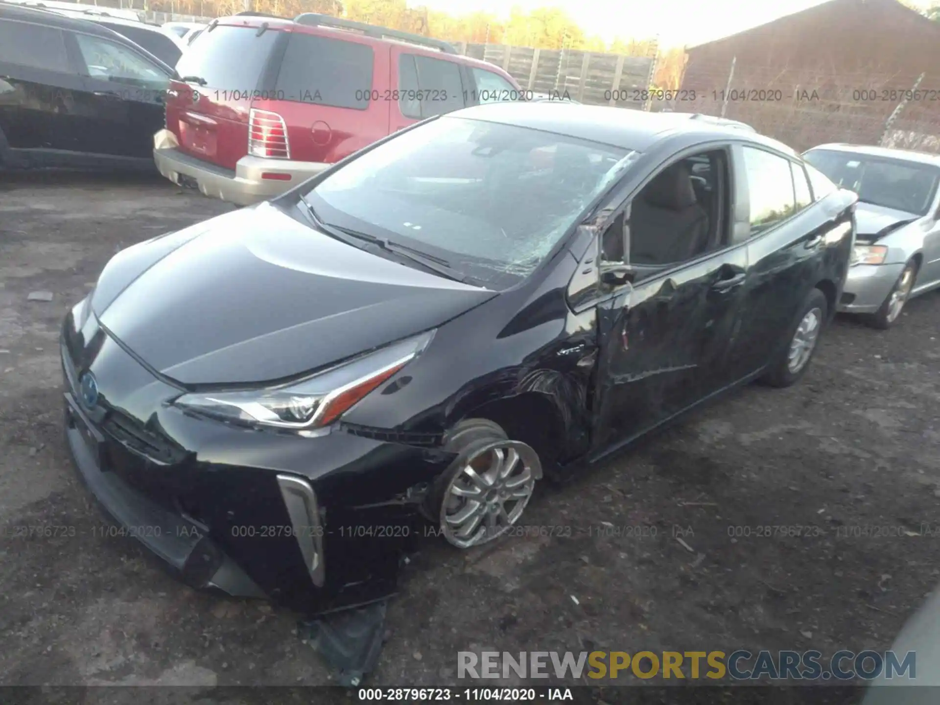 2 Photograph of a damaged car JTDL9RFU5L3015226 TOYOTA PRIUS 2020