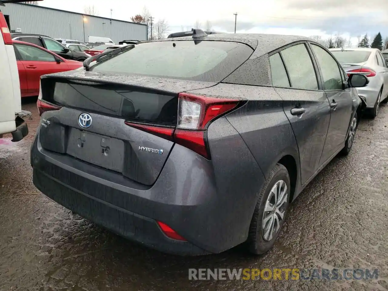 4 Photograph of a damaged car JTDL9RFU5L3016327 TOYOTA PRIUS 2020