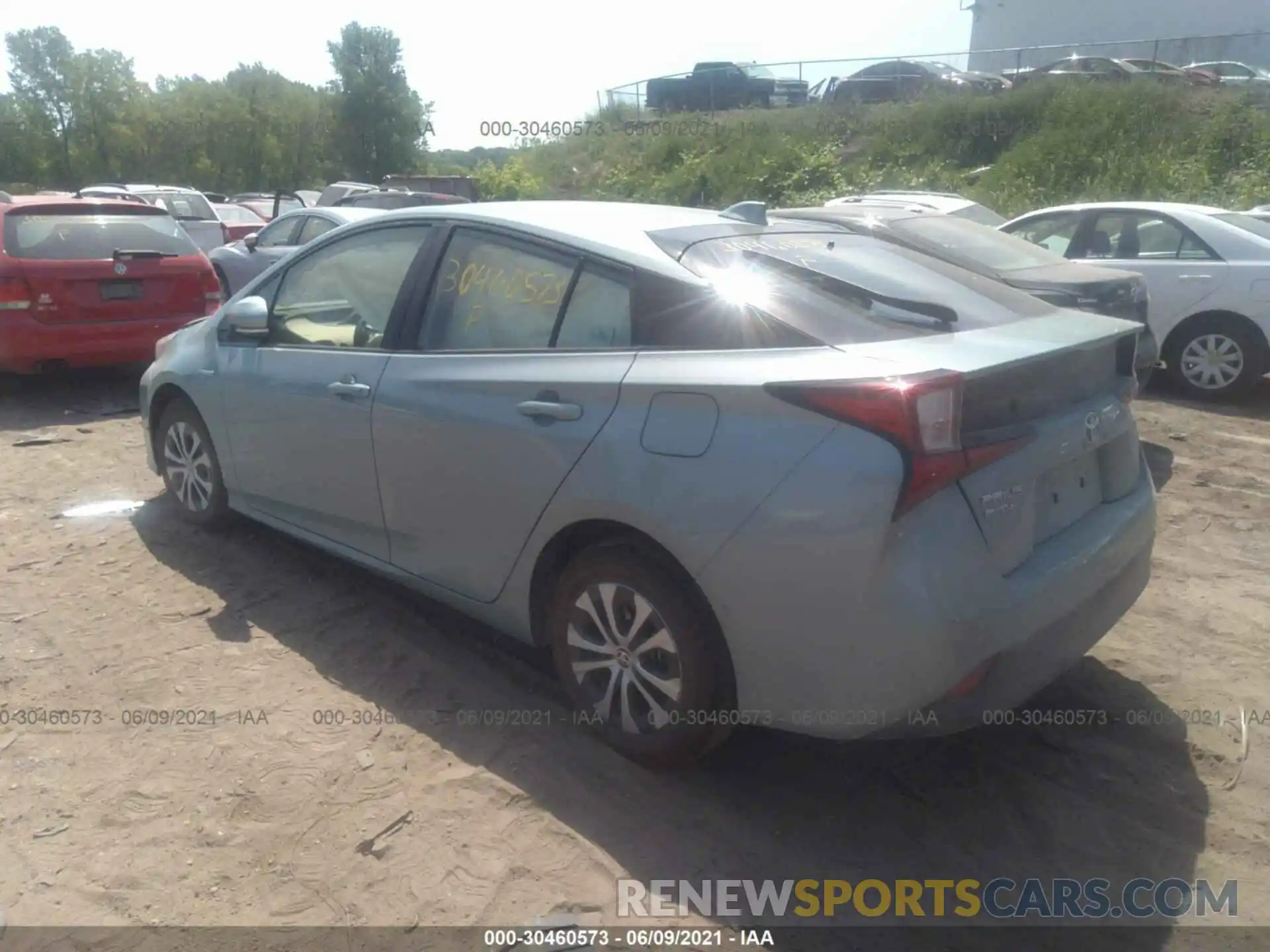 3 Photograph of a damaged car JTDL9RFU5L3017011 TOYOTA PRIUS 2020