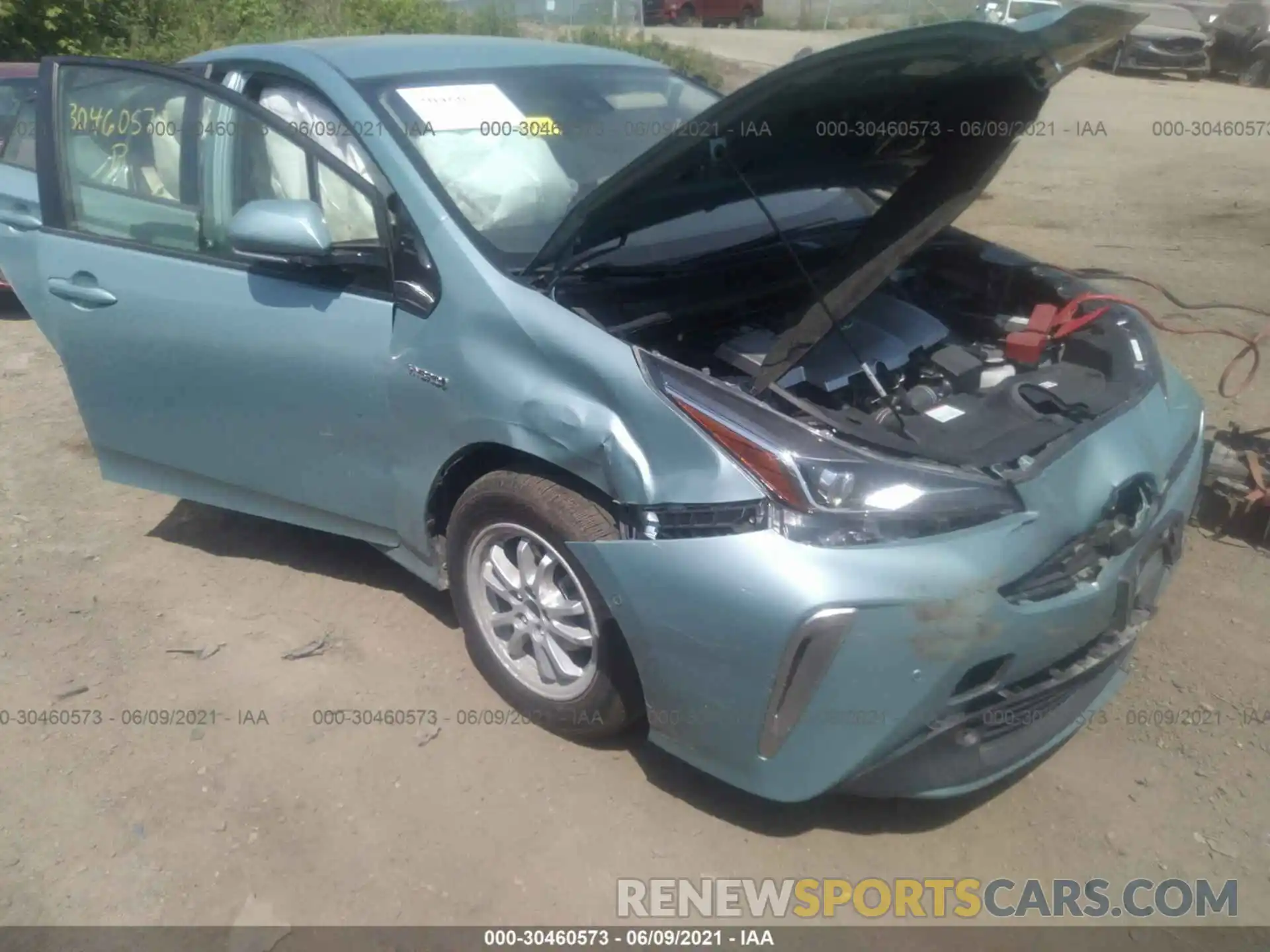 6 Photograph of a damaged car JTDL9RFU5L3017011 TOYOTA PRIUS 2020