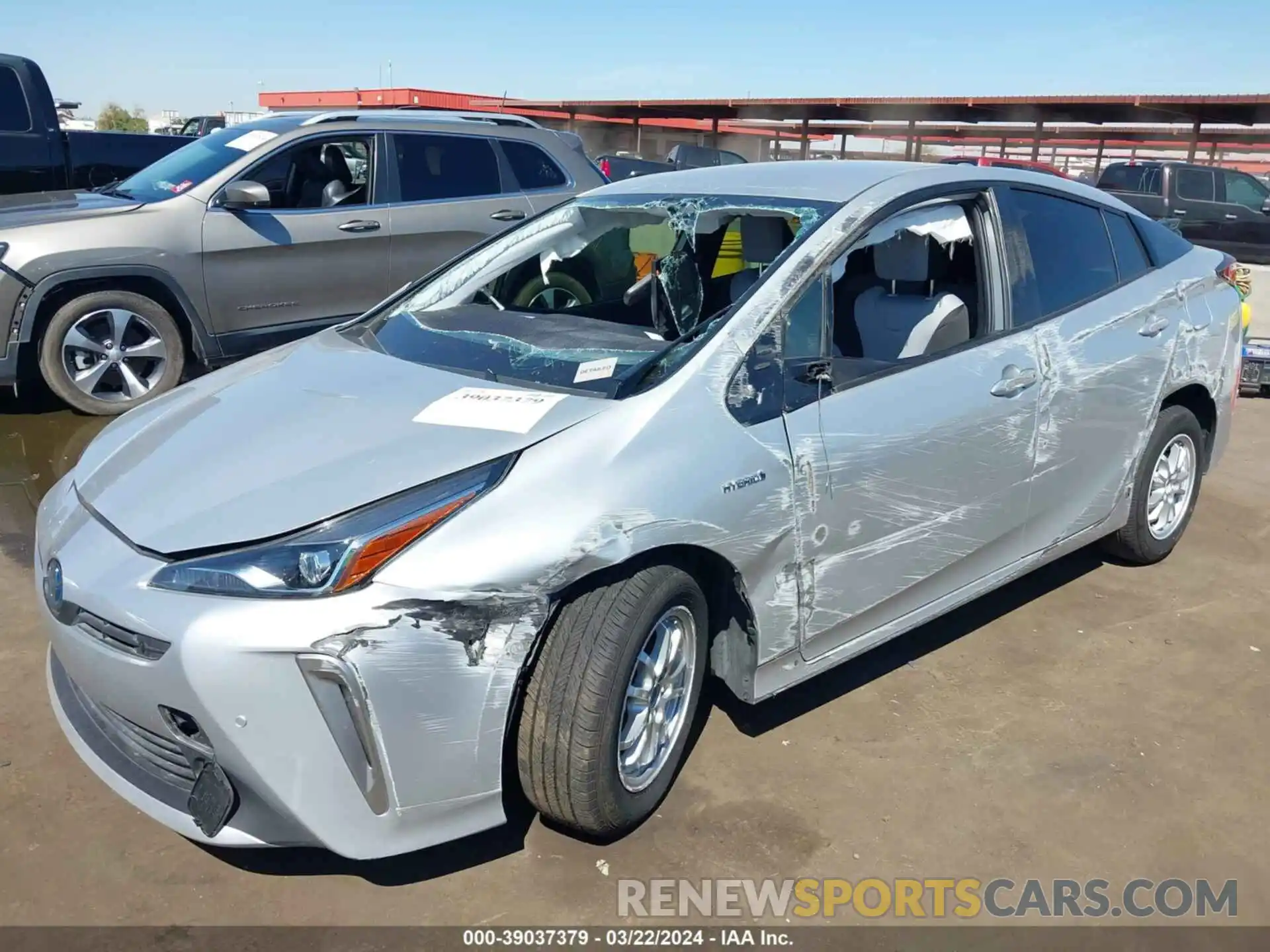 6 Photograph of a damaged car JTDL9RFU5L3017672 TOYOTA PRIUS 2020