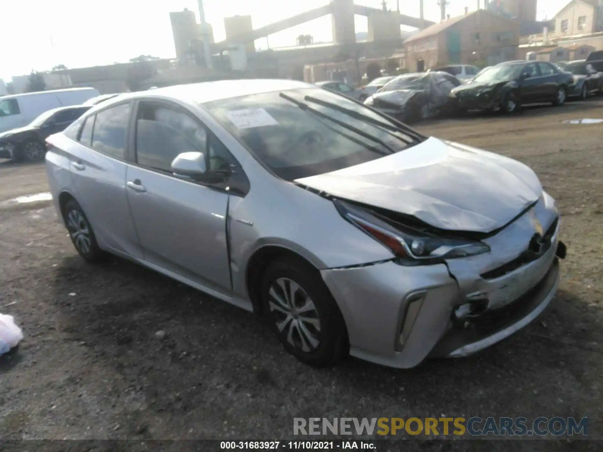 1 Photograph of a damaged car JTDL9RFU5L3019776 TOYOTA PRIUS 2020