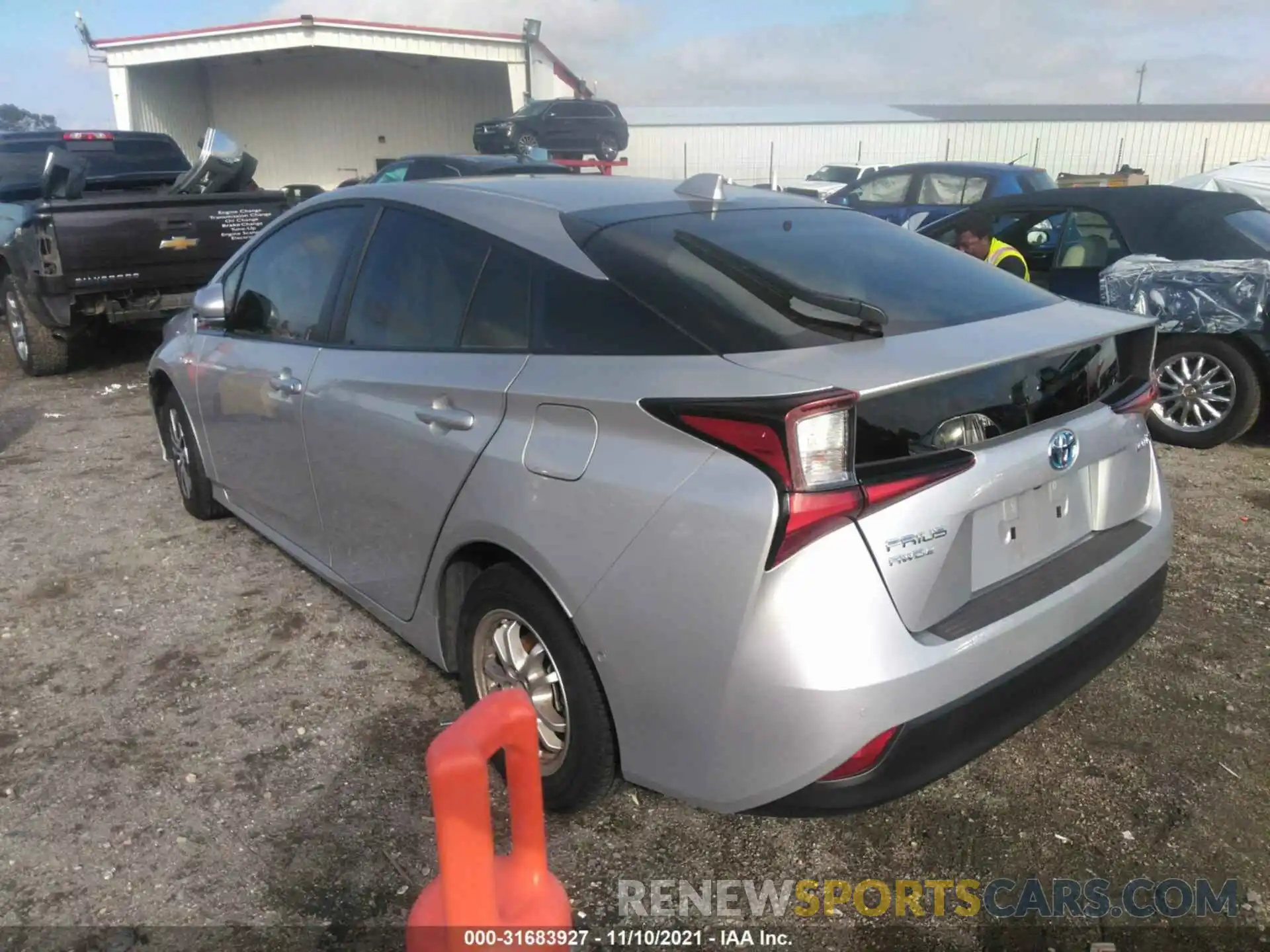 3 Photograph of a damaged car JTDL9RFU5L3019776 TOYOTA PRIUS 2020