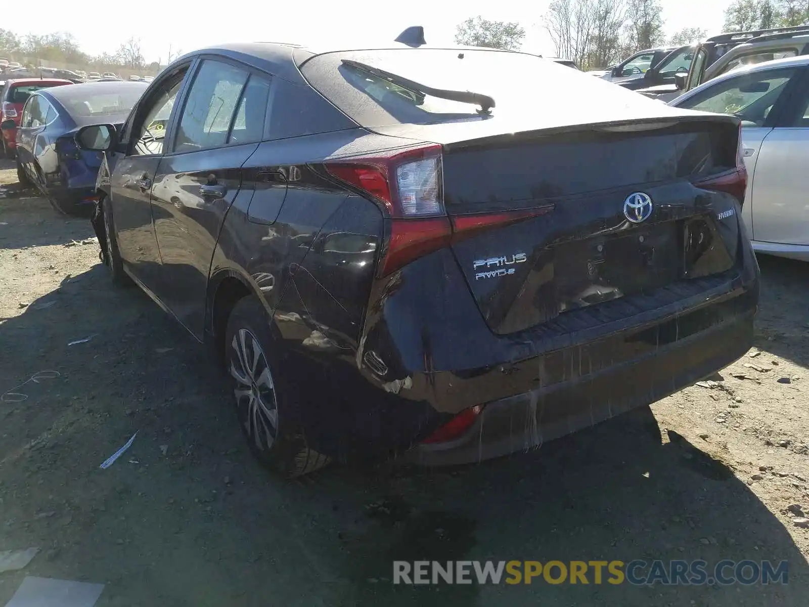 3 Photograph of a damaged car JTDL9RFU5L3021530 TOYOTA PRIUS 2020