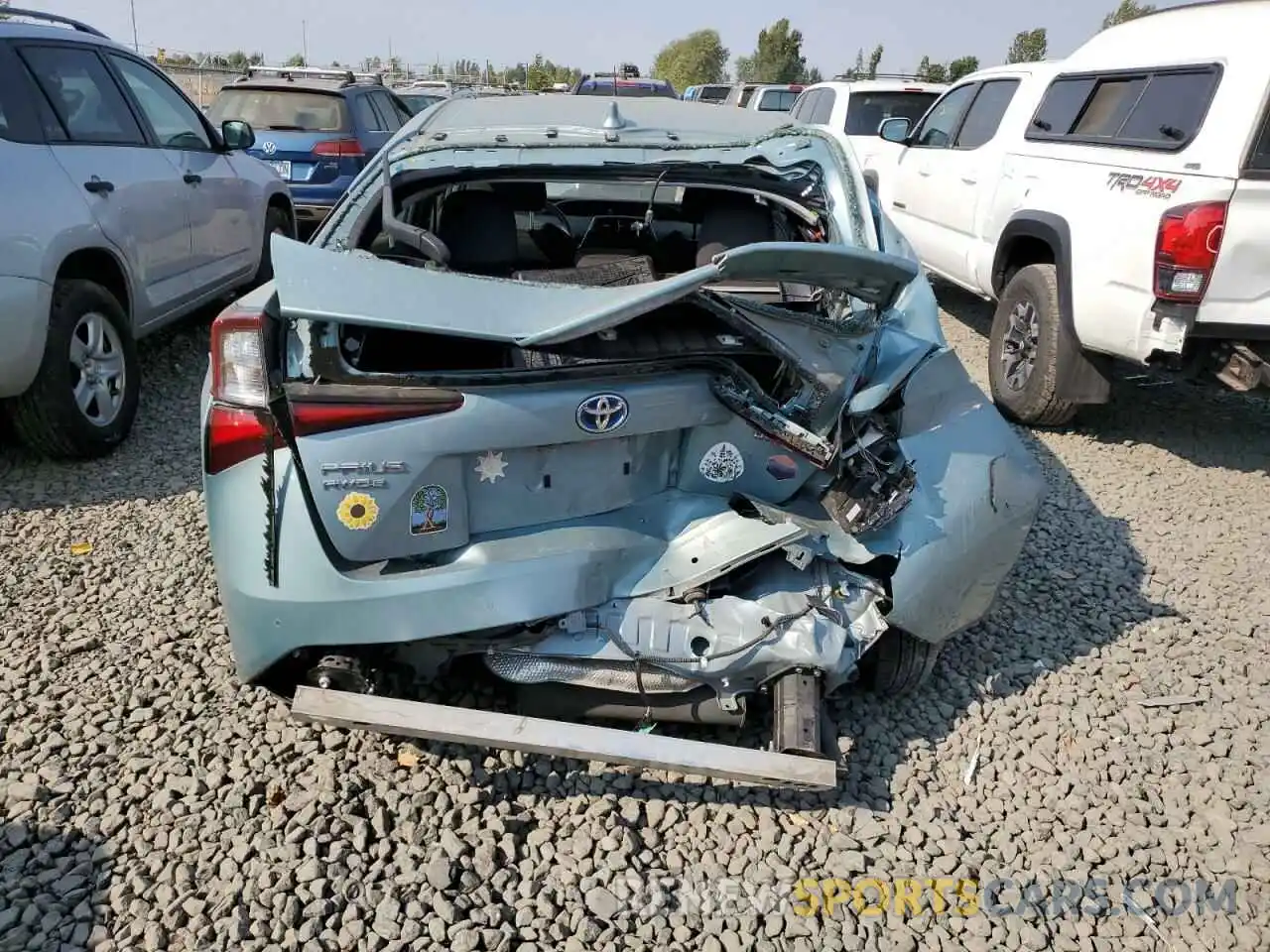 9 Photograph of a damaged car JTDL9RFU5L3021558 TOYOTA PRIUS 2020