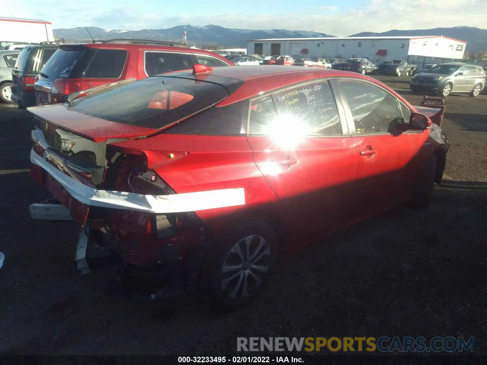 4 Photograph of a damaged car JTDL9RFU5L3021687 TOYOTA PRIUS 2020