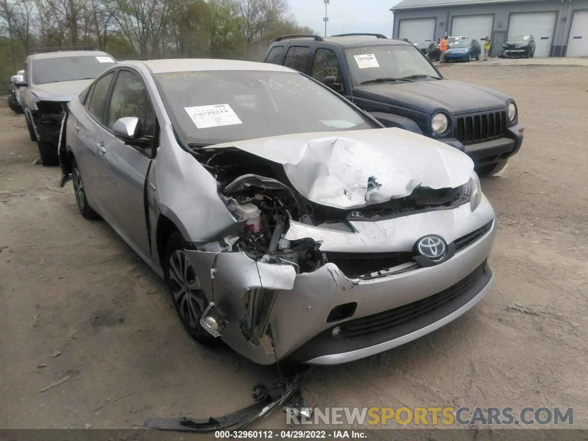 1 Photograph of a damaged car JTDL9RFU5L3022337 TOYOTA PRIUS 2020