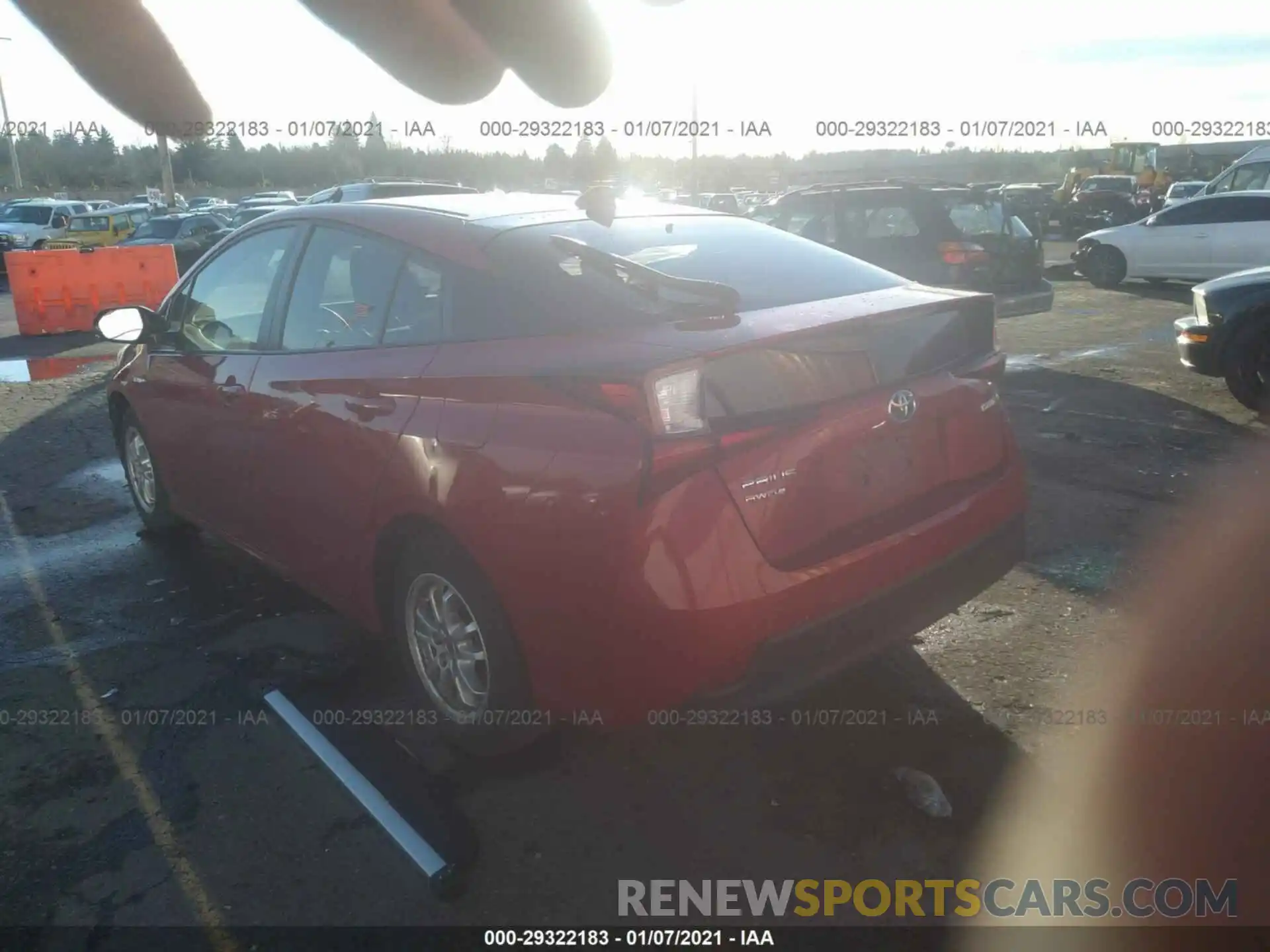 3 Photograph of a damaged car JTDL9RFU6L3013307 TOYOTA PRIUS 2020