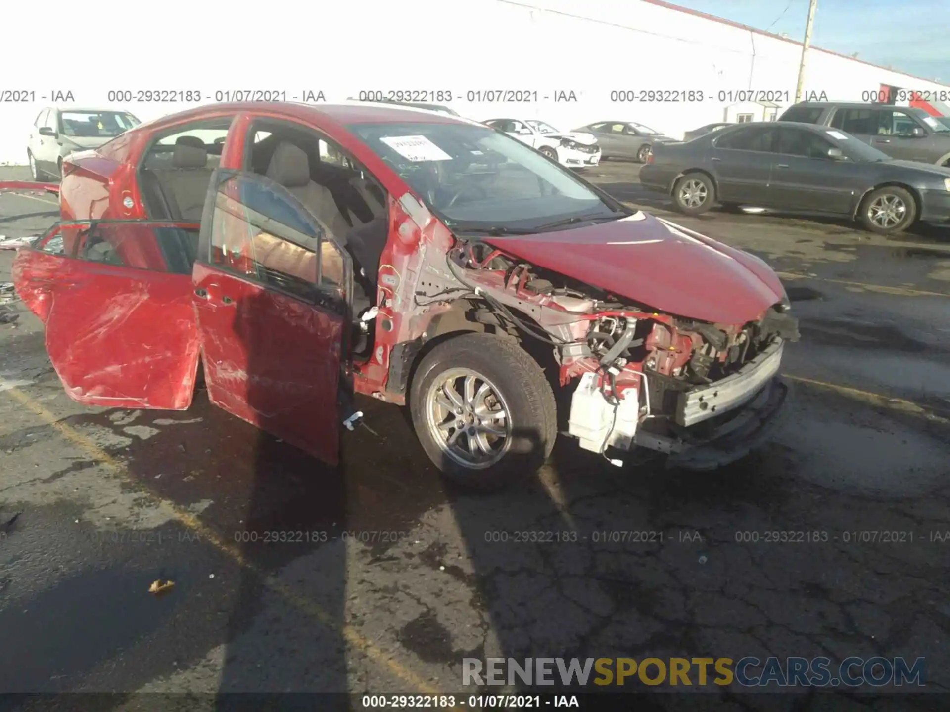 6 Photograph of a damaged car JTDL9RFU6L3013307 TOYOTA PRIUS 2020