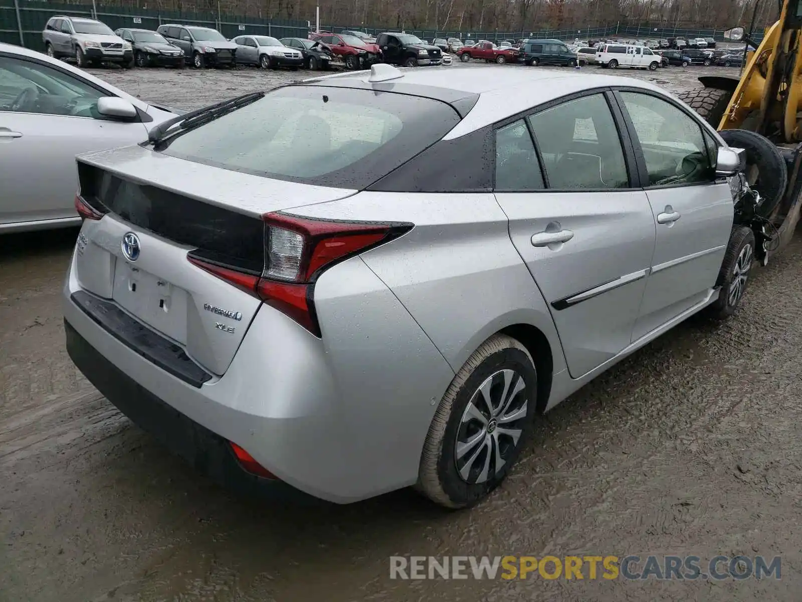 4 Photograph of a damaged car JTDL9RFU6L3013436 TOYOTA PRIUS 2020