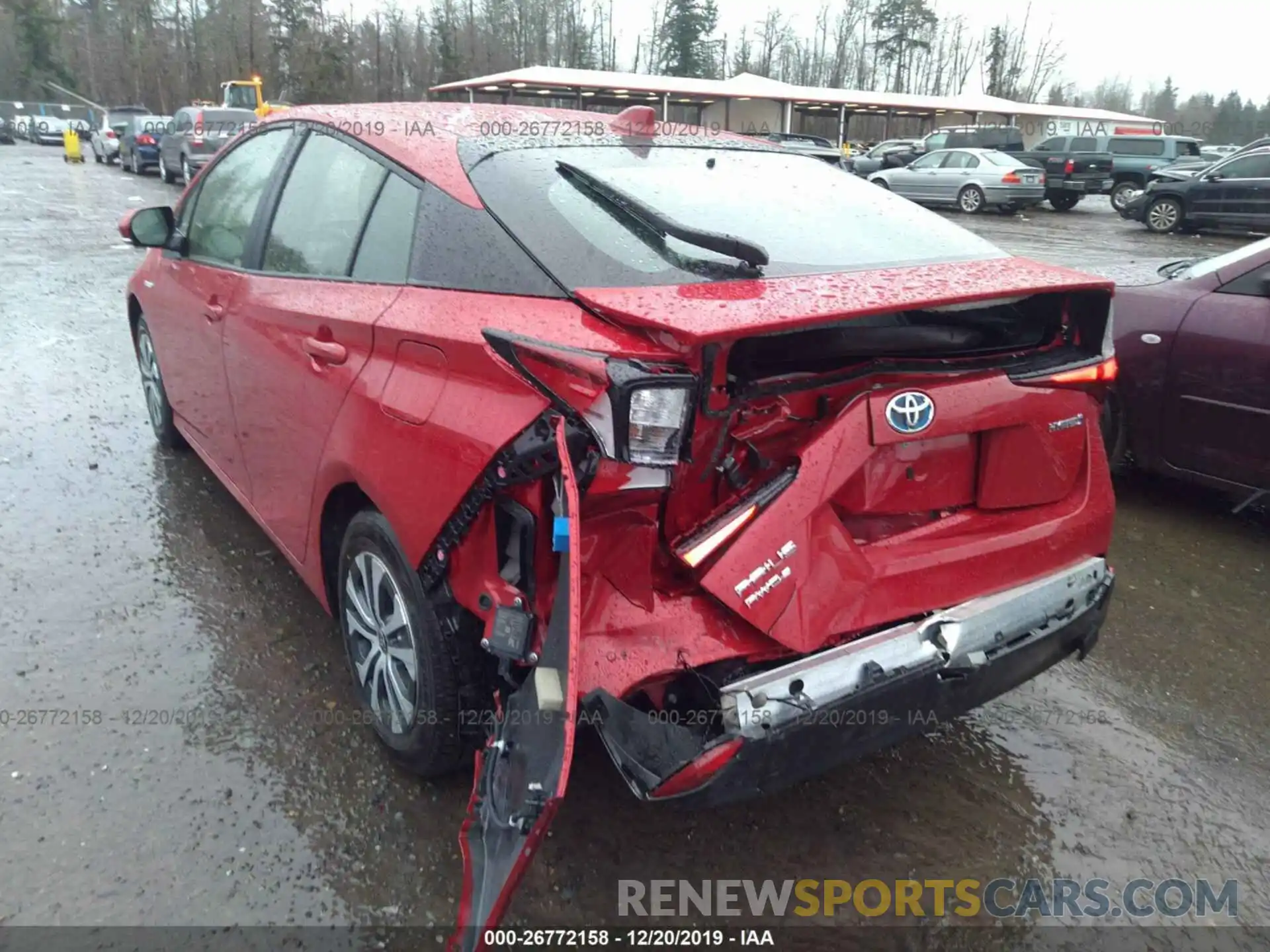 3 Photograph of a damaged car JTDL9RFU6L3014148 TOYOTA PRIUS 2020