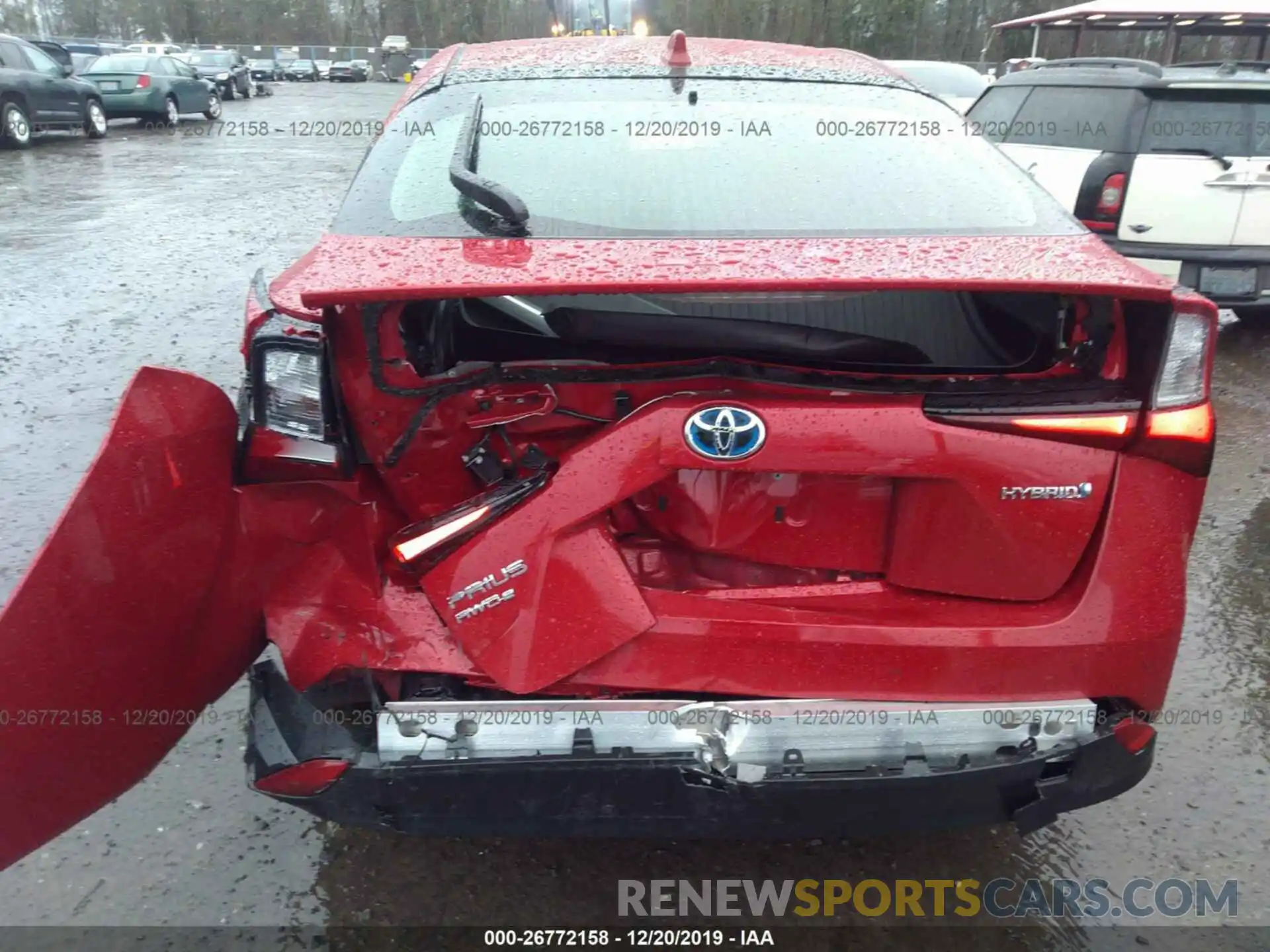 6 Photograph of a damaged car JTDL9RFU6L3014148 TOYOTA PRIUS 2020