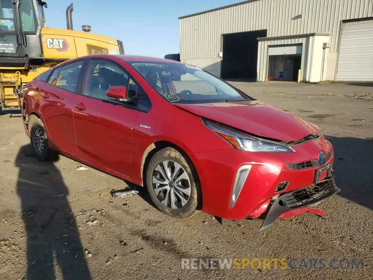 1 Photograph of a damaged car JTDL9RFU6L3014408 TOYOTA PRIUS 2020