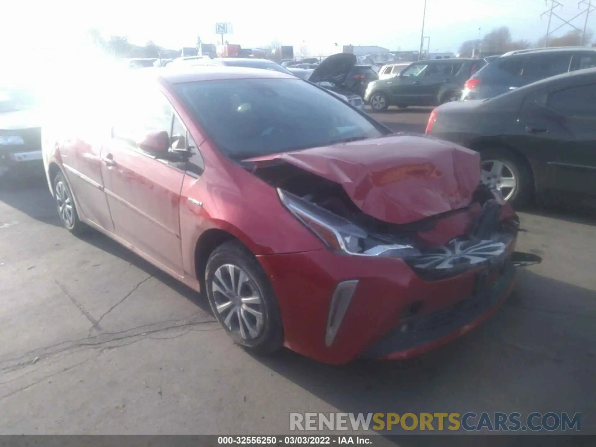 1 Photograph of a damaged car JTDL9RFU6L3015364 TOYOTA PRIUS 2020