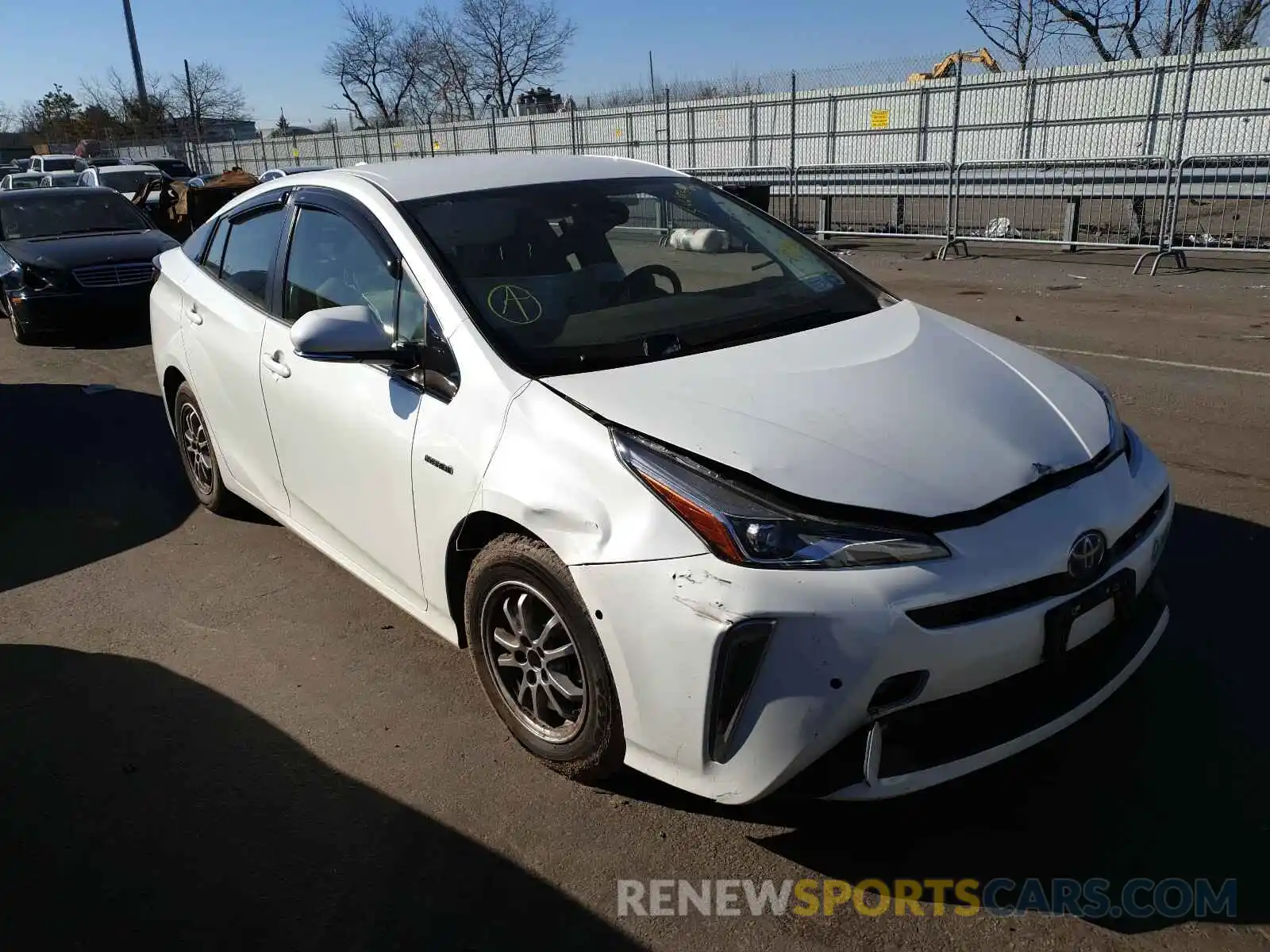 1 Photograph of a damaged car JTDL9RFU6L3015705 TOYOTA PRIUS 2020