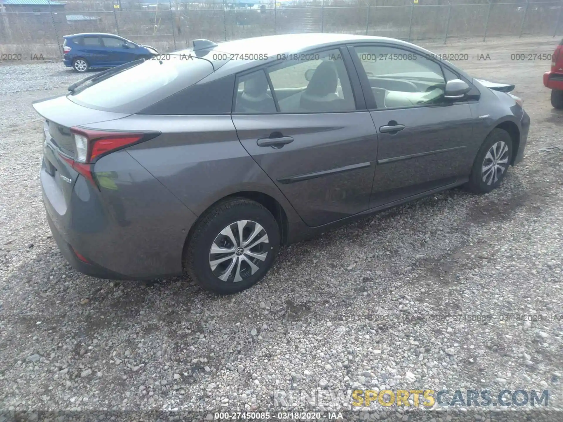 4 Photograph of a damaged car JTDL9RFU6L3015980 TOYOTA PRIUS 2020