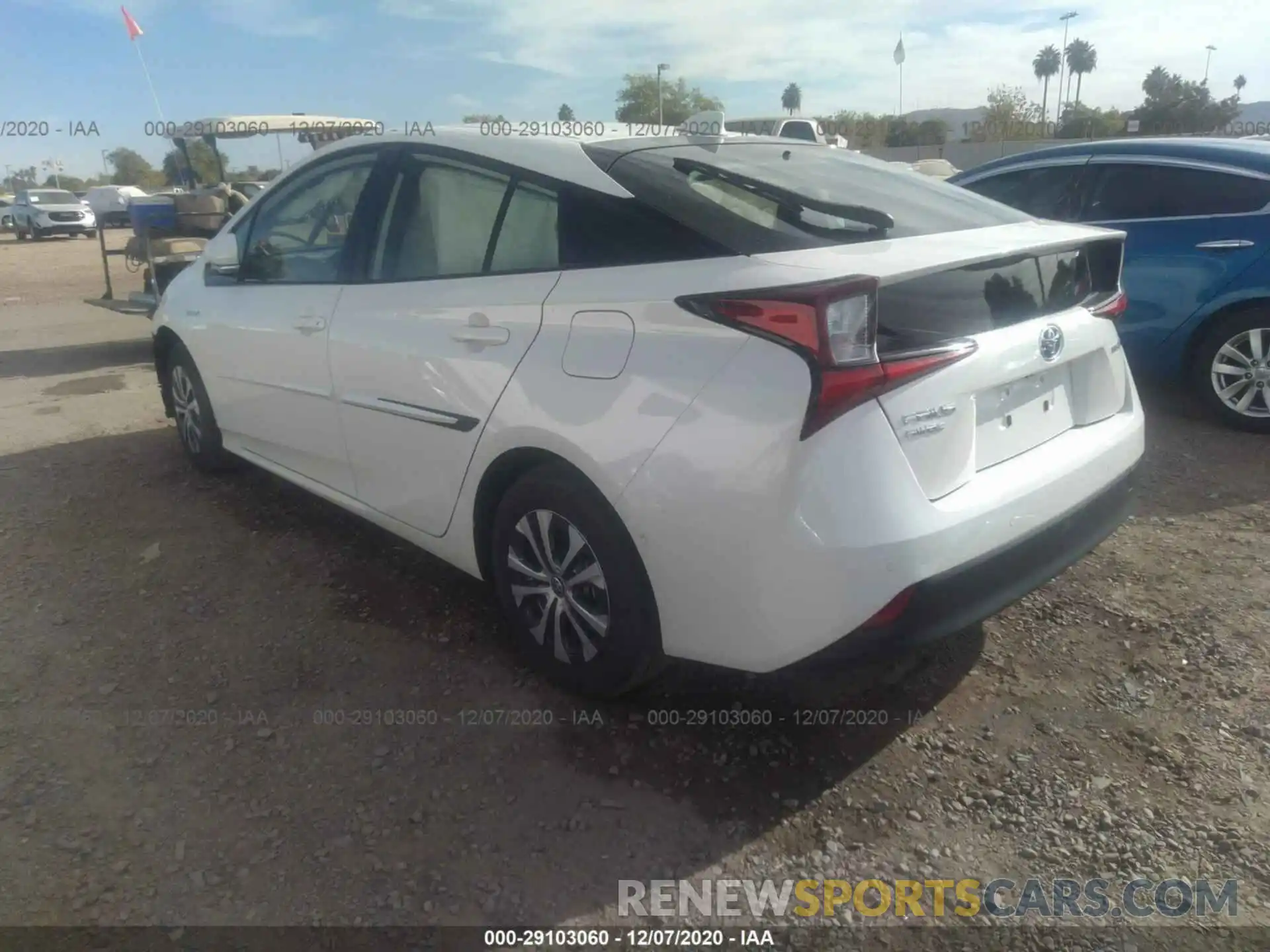 3 Photograph of a damaged car JTDL9RFU6L3016921 TOYOTA PRIUS 2020